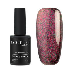 Гель-лак Couture Color Galaxy Touch Cat Eye GT 02 рожевий відблиск з різнокольоровими переливаннями. 9 мл Гель-лак Couture Color Galaxy Touch Cat Eye GT 02 рожевий відблиск з різнокольоровими переливаннями. 9 мл