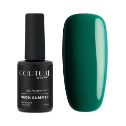 Гель-лак Couture Color Neon Summer 01 бирюзово-зеленый неон. 9 мл Гель-лак Couture Color Neon Summer 01 бирюзово-зеленый неон. 9 мл