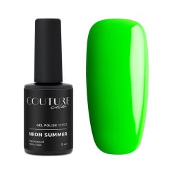 Гель-лак Couture Color Neon Summer 02 салатовый неон. 9 мл Гель-лак Couture Color Neon Summer 02 салатовый неон. 9 мл