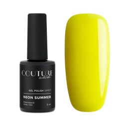 Гель-лак Couture Color Neon Summer 03 желтый неон. 9 мл Гель-лак Couture Color Neon Summer 03 желтый неон. 9 мл