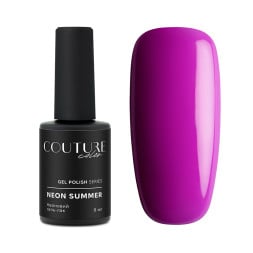 Гель-лак Couture Color Neon Summer 08 фиолетовый неон. 9 мл Гель-лак Couture Color Neon Summer 08 фиолетовый неон. 9 мл