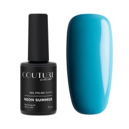 Гель-лак Couture Color Neon Summer 09 голубой неон. 9 мл Гель-лак Couture Color Neon Summer 09 голубой неон. 9 мл