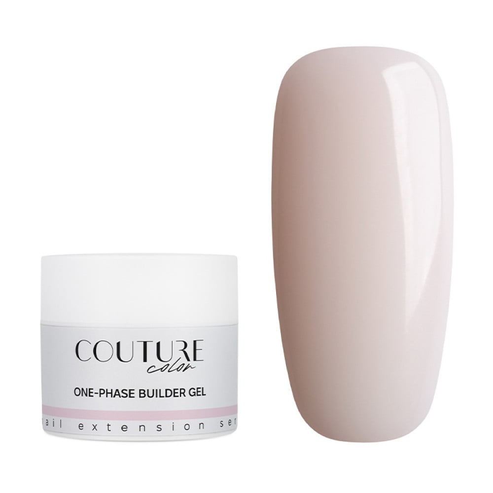 Гель однофазний Couture Color 1-phase Builder Gel 02 Rose petal ніжний рожевий 50 мл