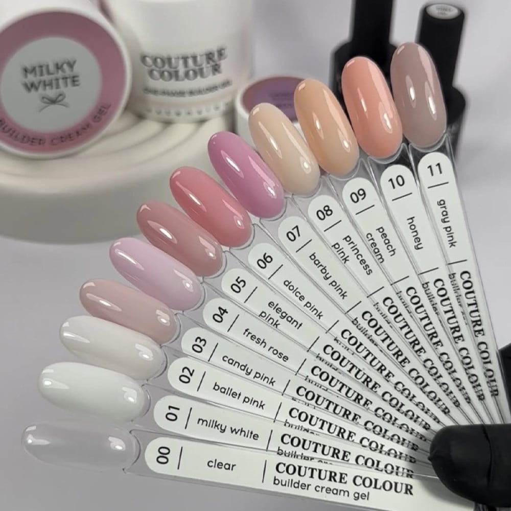Крем-гель будівельний Couture Color Builder Cream Gel 00 Clear прозорий 15 мл
