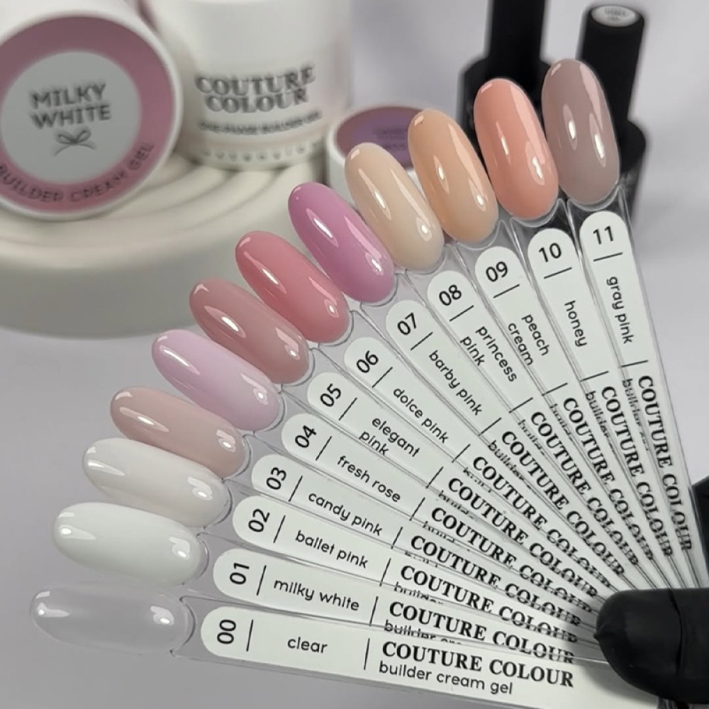 Крем-гель будівельний Couture Color Builder Cream Gel 07 Barby pink рожевий барбі 15 мл