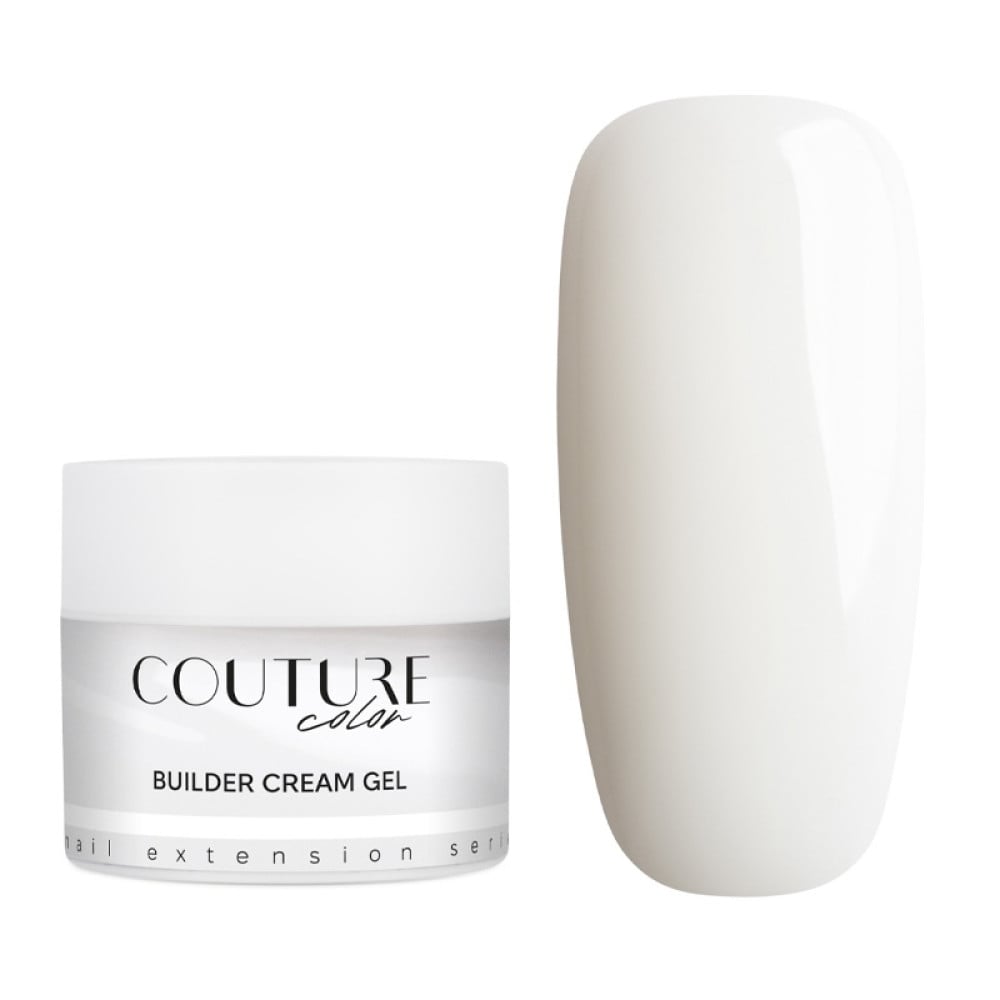 Крем-гель будівельний Couture Color Builder Cream Gel 01 Milky white молочно-білий 15 мл