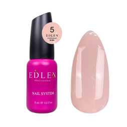 База каучукова для гель-лаку Edlen Professional Cover Base Nude 05 нюдовий 9 мл