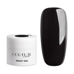 Гель-фарба без липкого шару Couture Colour Paint Gel No Wipe Black колір чорний 5 г