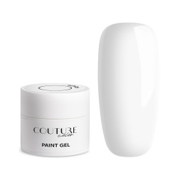 Гель-фарба без липкого шару Couture Color Paint Gel No Wipe White колір білий 5 г