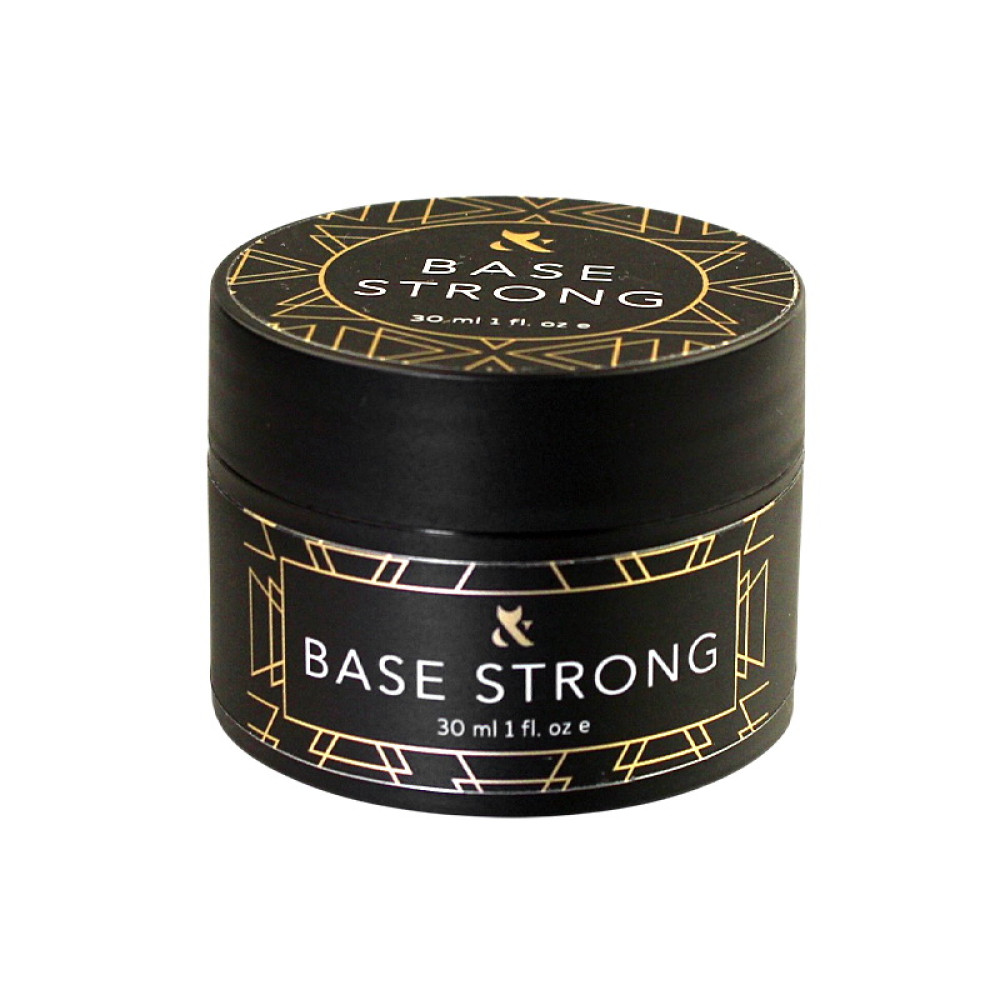 База для гель-лаку F.O.X Base Strong Clear в баночці. 30 мл