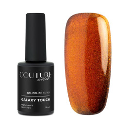 Гель-лак Couture Color Galaxy Touch Cat Eye GT 07 бронзово-теракотовий відблиск. 9 мл