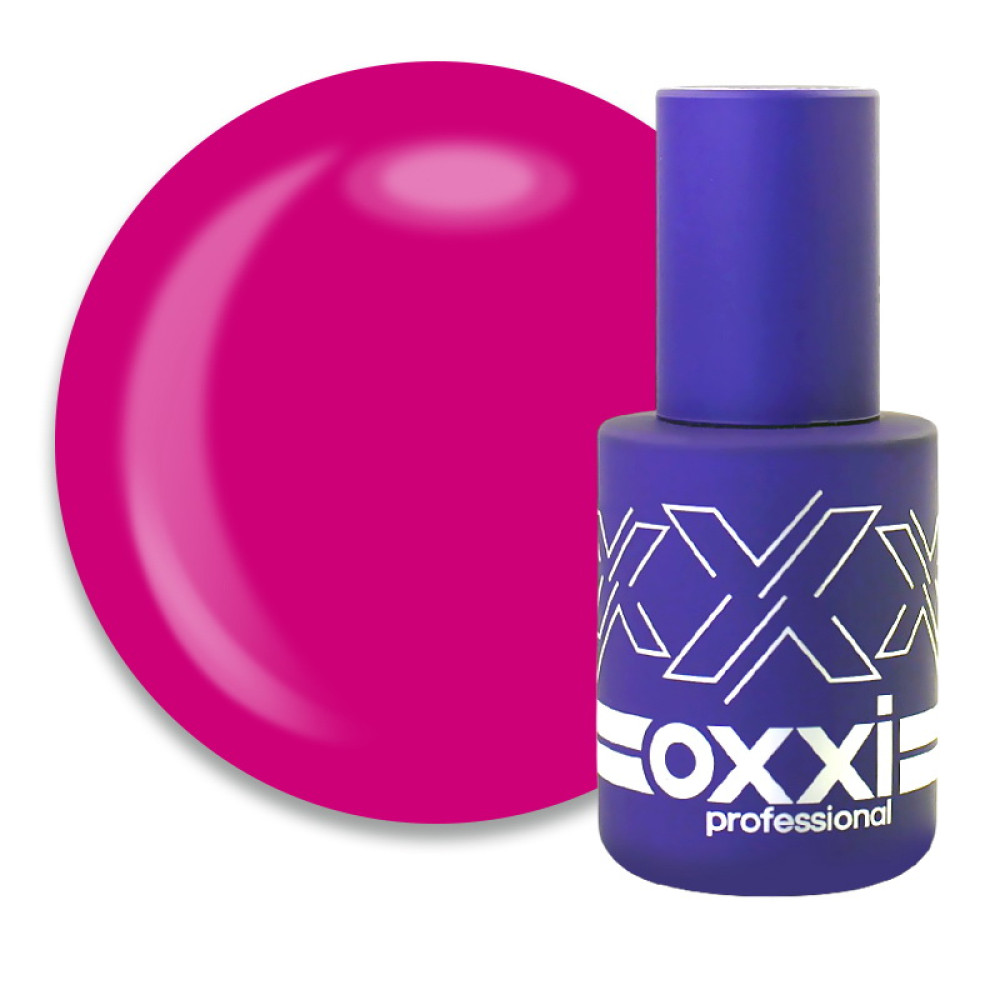 Гель-лак Oxxi Professional 310 малинова фуксія. 10 мл