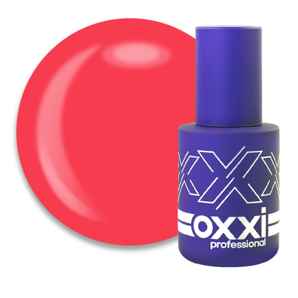 Гель-лак Oxxi Professional 335 вогненно-кораловий. 10 мл