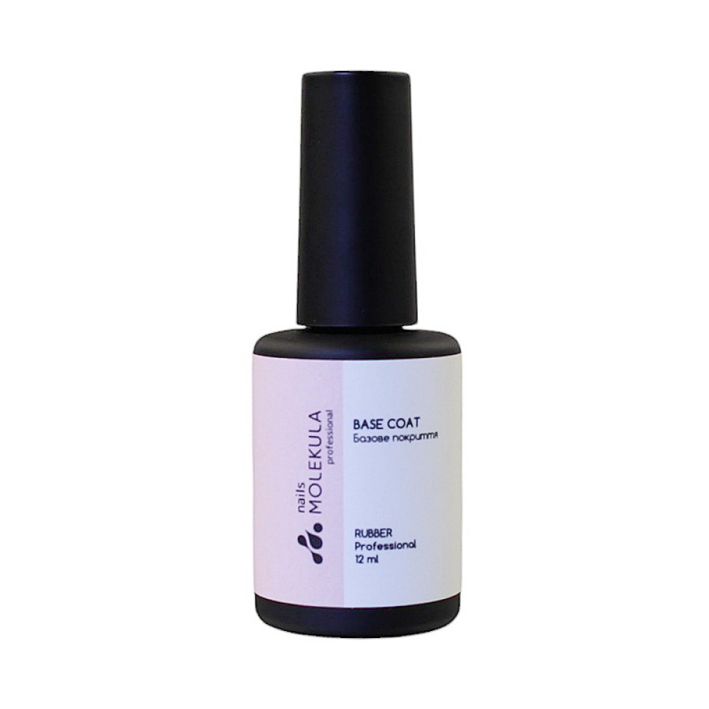 База каучуковая для гель-лака Nails Molekula Rubber Professional Base Coat. 12 мл