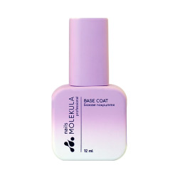 База каучуковая для гель-лака Nails Molekula Rubber Professional Base Coat. 12 мл