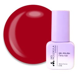 Гель-лак Nails Molekula 024 червоний класик 6 мл