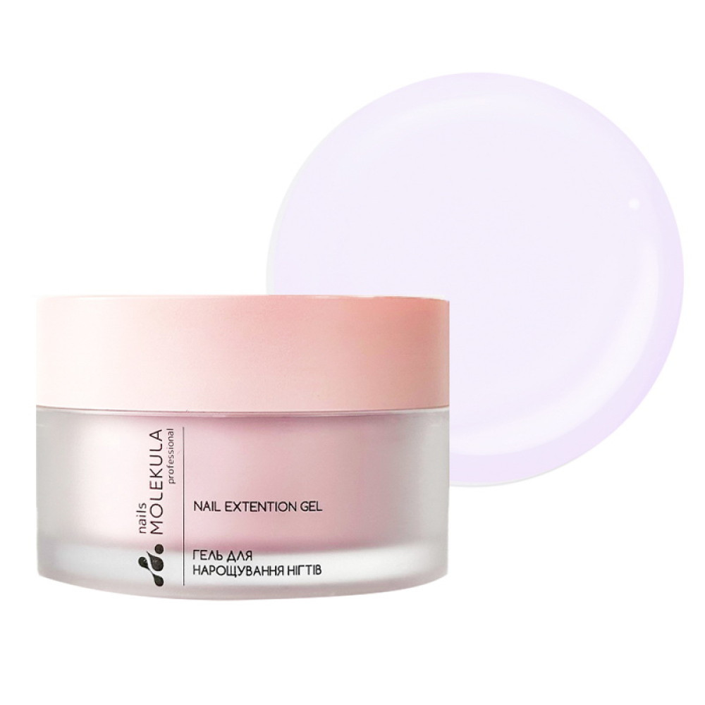 Гель будівельний Nails Molekula Gel 03 Violet. прозоро-фіолетовий. 15 мл
