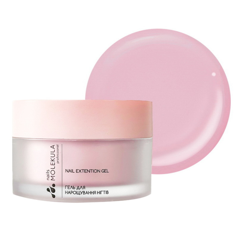 Гель будівельний напів камуфлюючий Nails Molekula Gel 06 French Pink. 15 мл