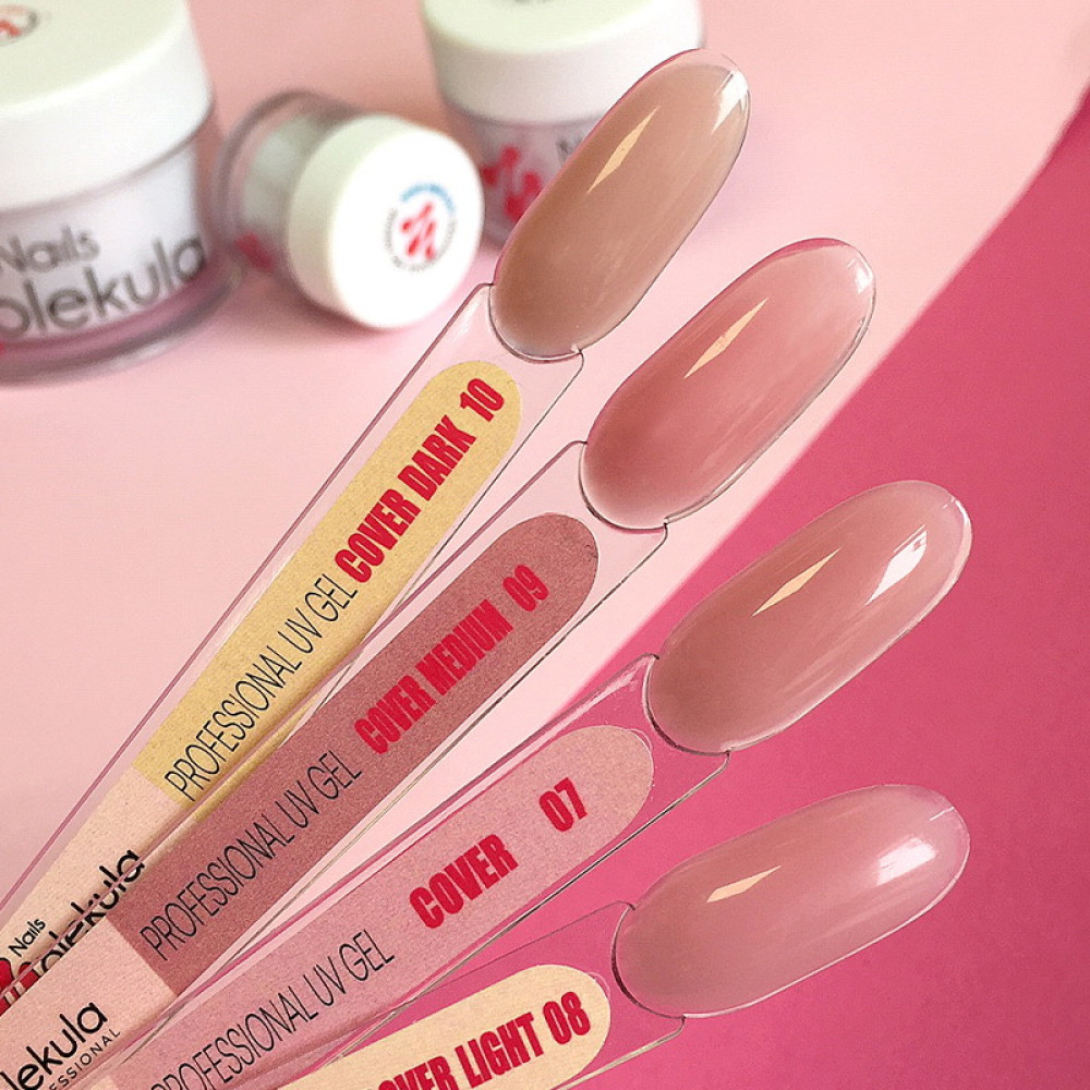 Гель камуфлюючий Nails Molekula Gel 07 Cover. бежевий. 15 мл