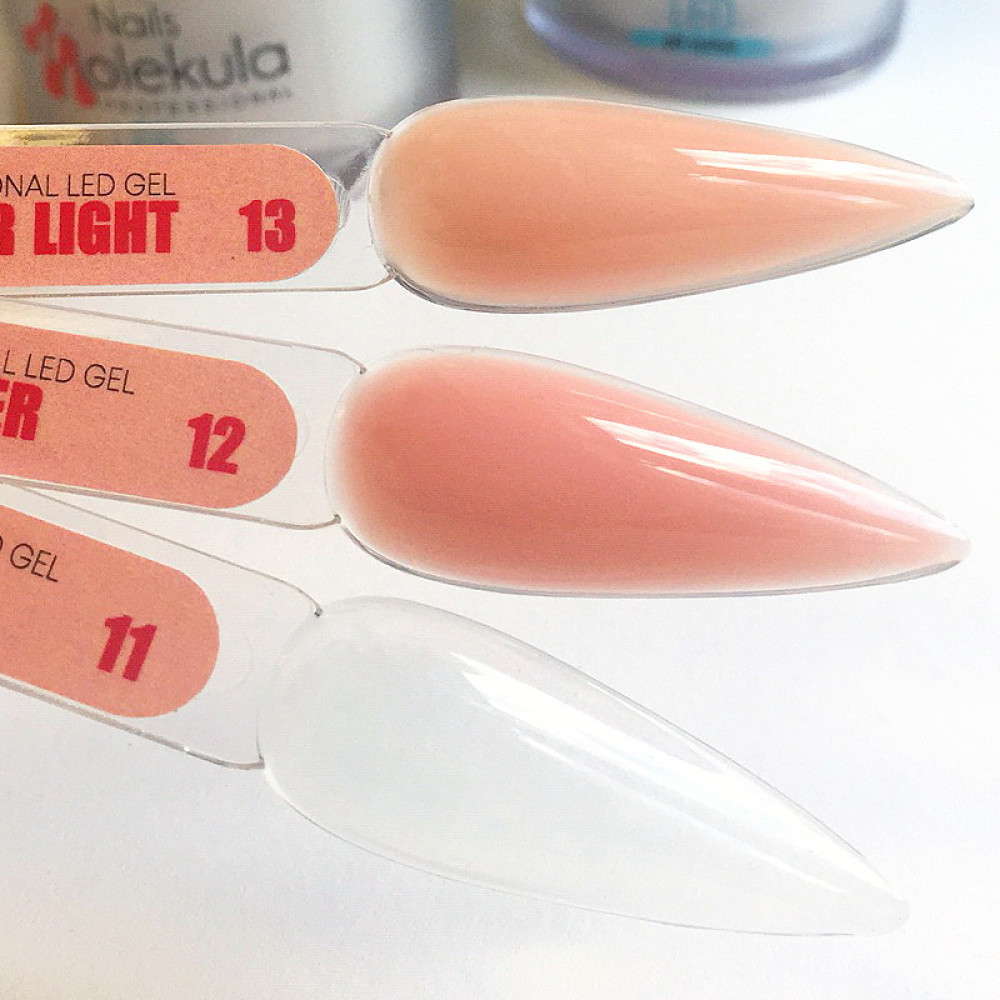Гель однофазный Nails Molekula LED Gel 12 Cover. 15 мл