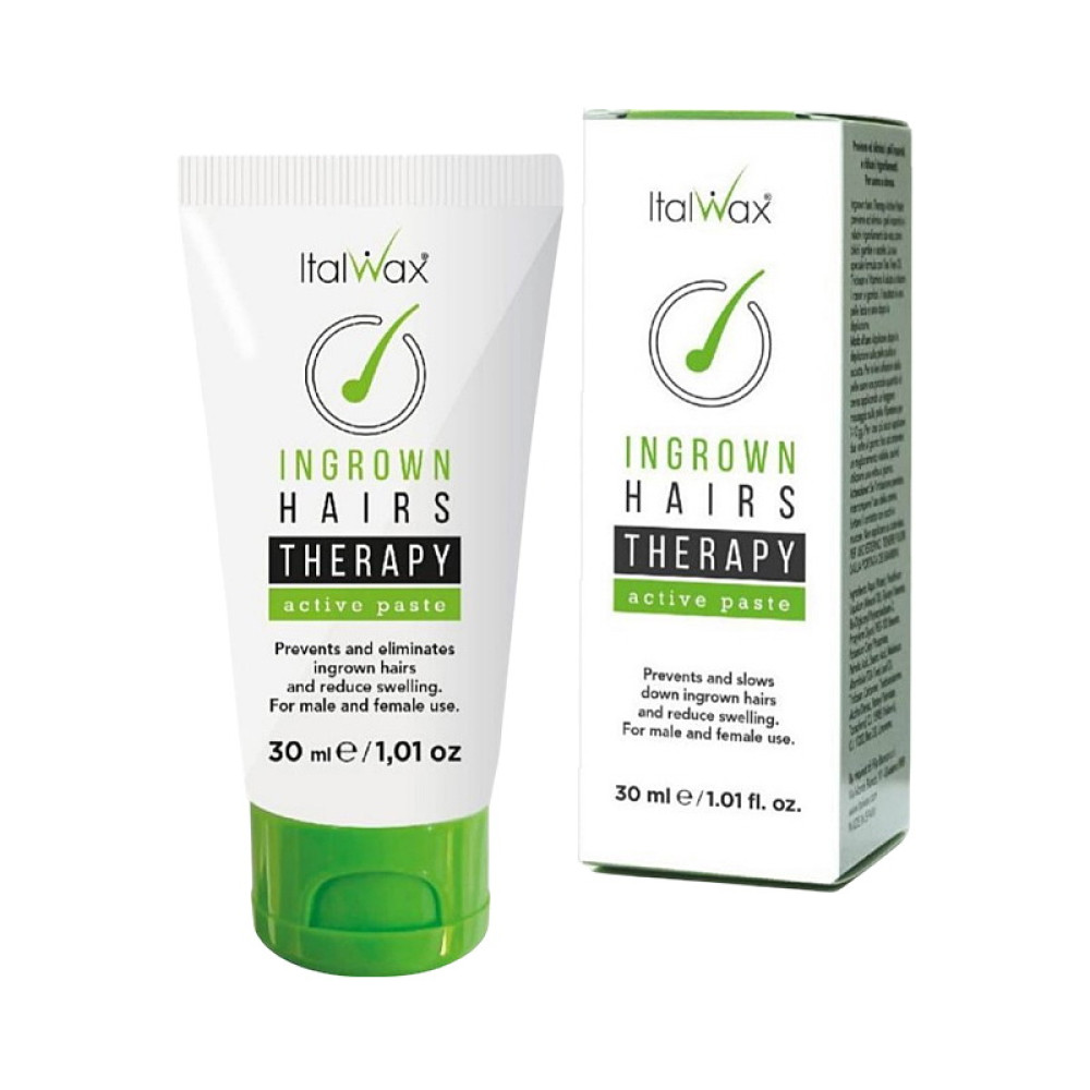 Активная паста против вросших волос ItalWax Ingrown Hairs Therapy Active Paste. 30 мл