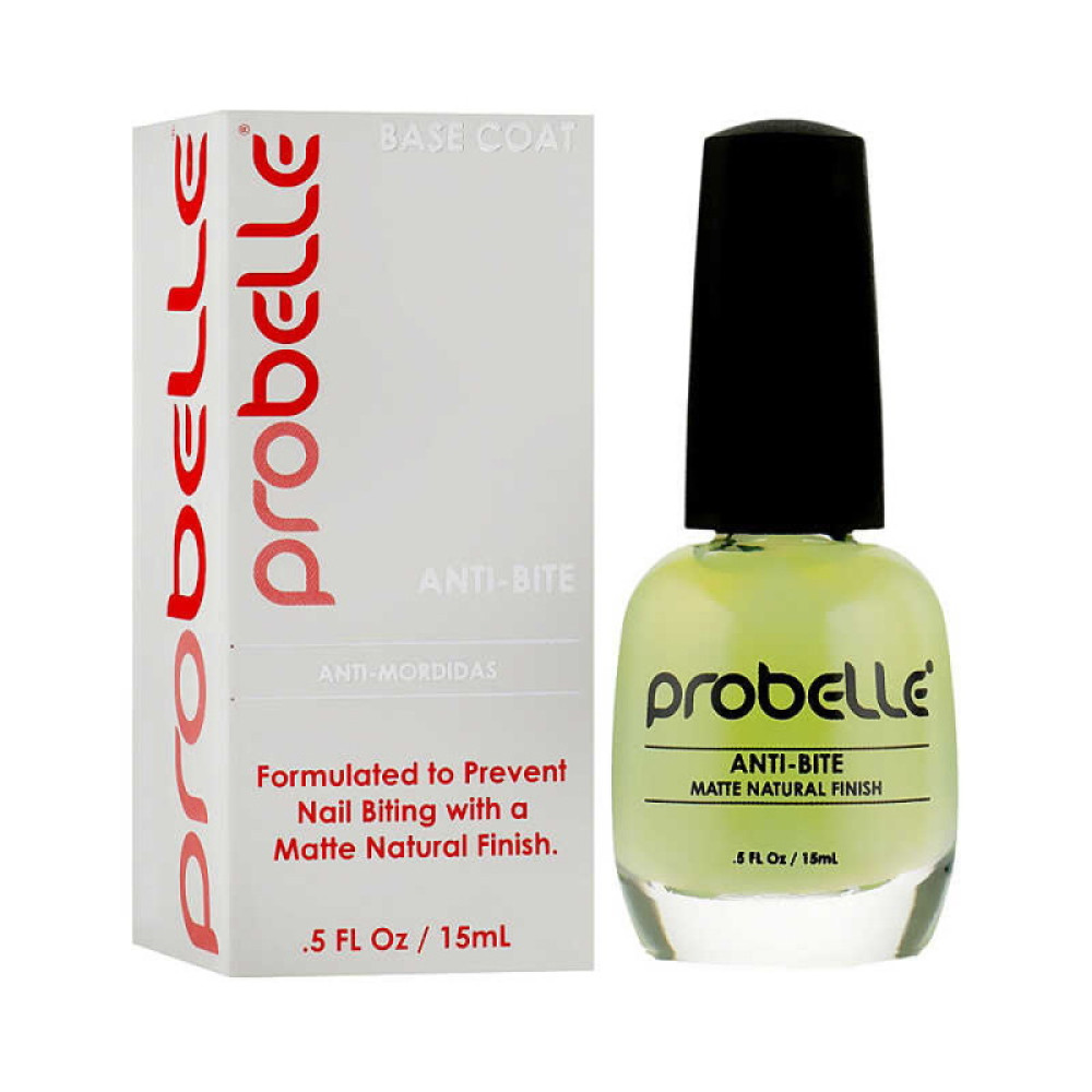 Засіб проти обгризування нігтів Probelle Anti-Bite Base Coat. 15 мл