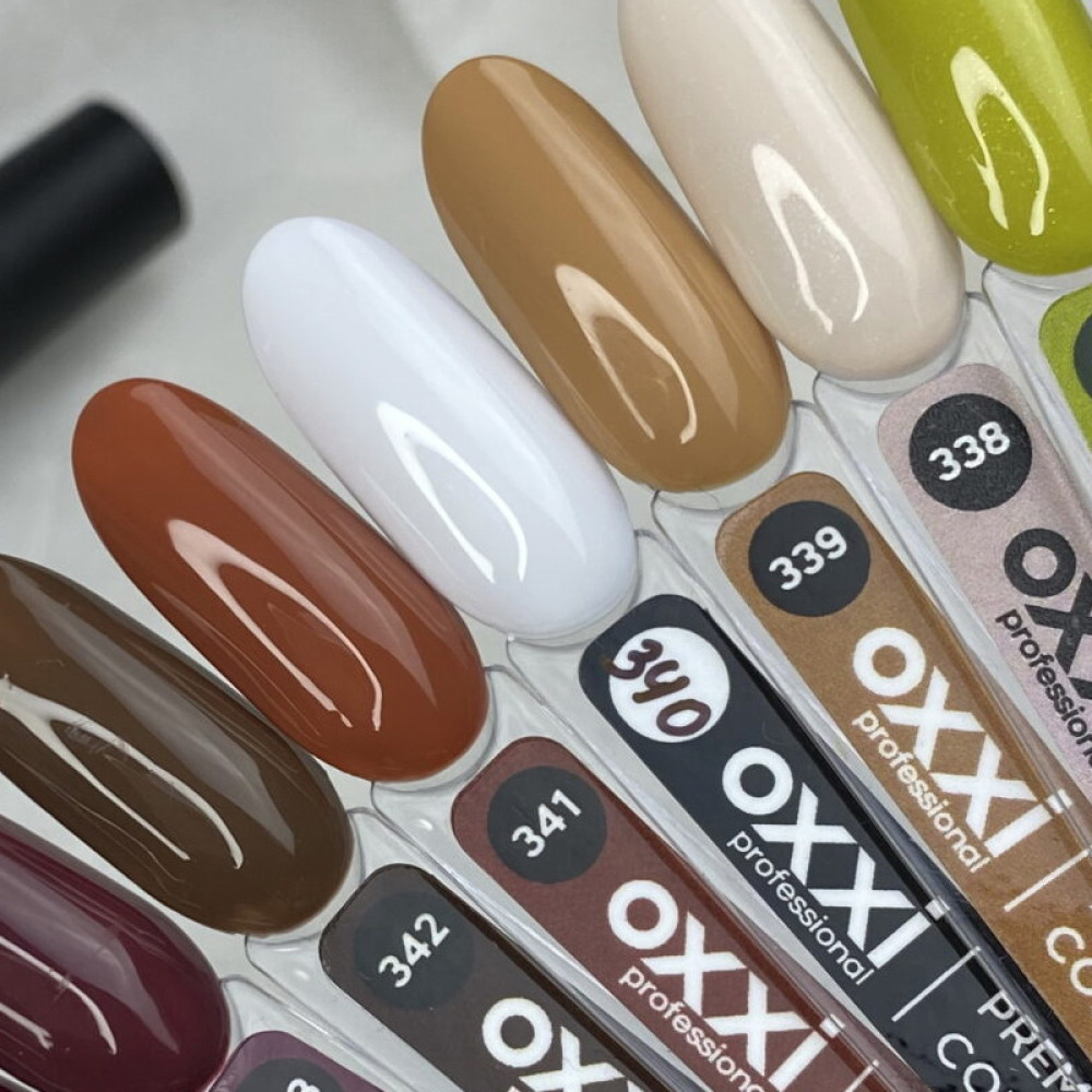 Гель-лак Oxxi Professional 340. холодний білий. 10 мл