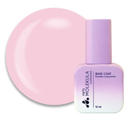 Гель моделюючий для нігтів Nails Molekula Euro Fiber Gel Berry Shake. ягідний шейк. 12 мл