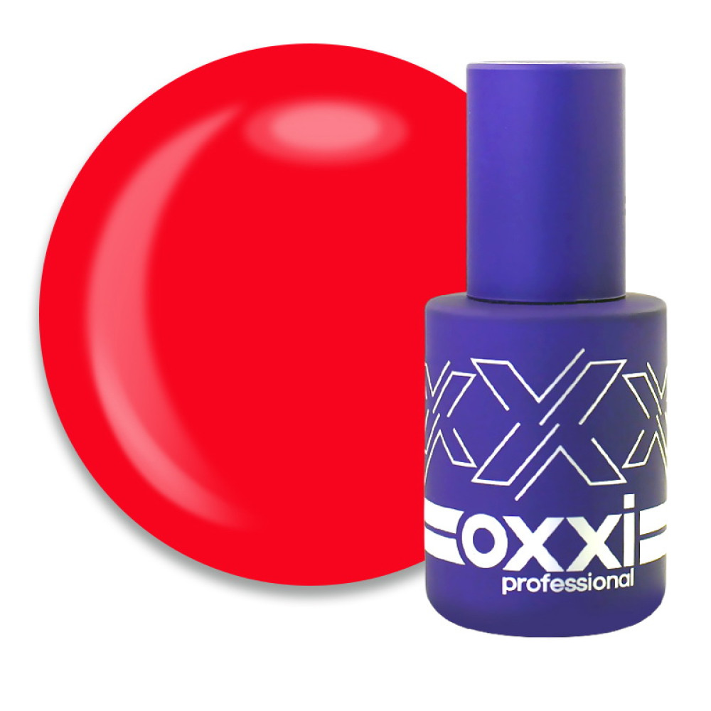 Гель-лак Oxxi Professional 360 неоново-кораловий 10 мл