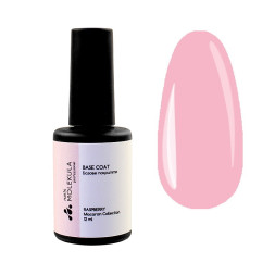 База кольорова каучукова Nails Molekula Base Rubber Color Coat Macaron Raspberry. малиновий. 12 мл