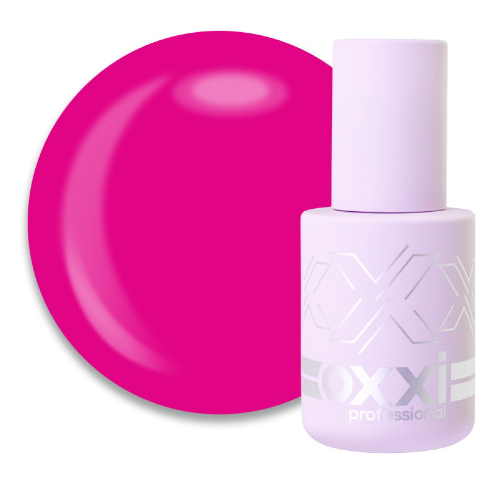 База цветная Oxxi Professional Summer Base 002. цветочно-розовый неон. 10 мл