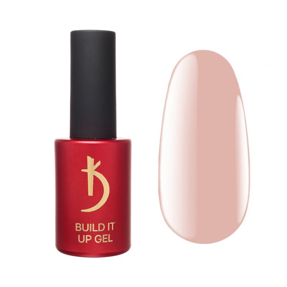 Гель моделирующий Kodi Professional Build It Up Gel Milky Rose с кисточкой. 15 мл