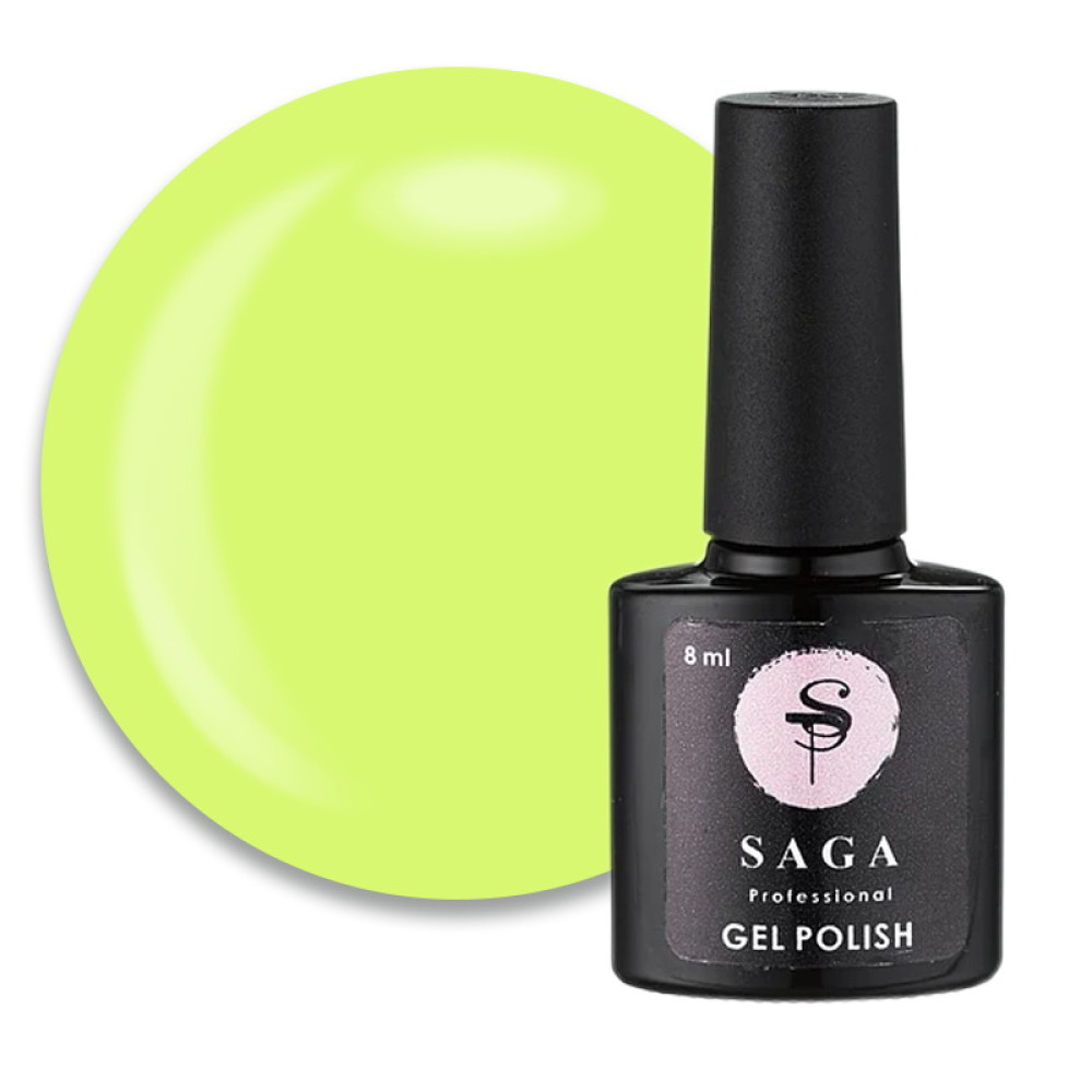 База неонова Saga Professional Tropical Base 006 неоновий лимон-лайм 8 мл