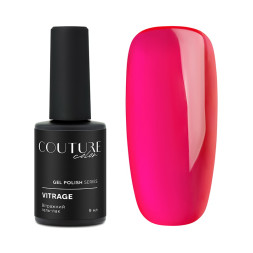 Гель-лак Couture Color Vitrage Gel VG 02 рожевий. 9 мл