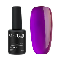 Гель-лак Couture Color Vitrage Gel VG 03 фіолетовий. 9 мл