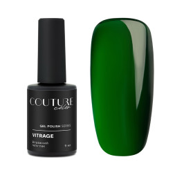 Гель-лак Couture Color Vitrage Gel VG 05 зелений. 9 мл