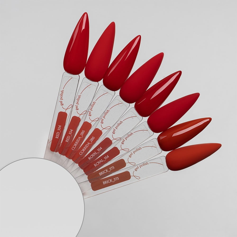 Гель-лак Adore Professional 104 Red класичний світлий червоний. 7.5 мл
