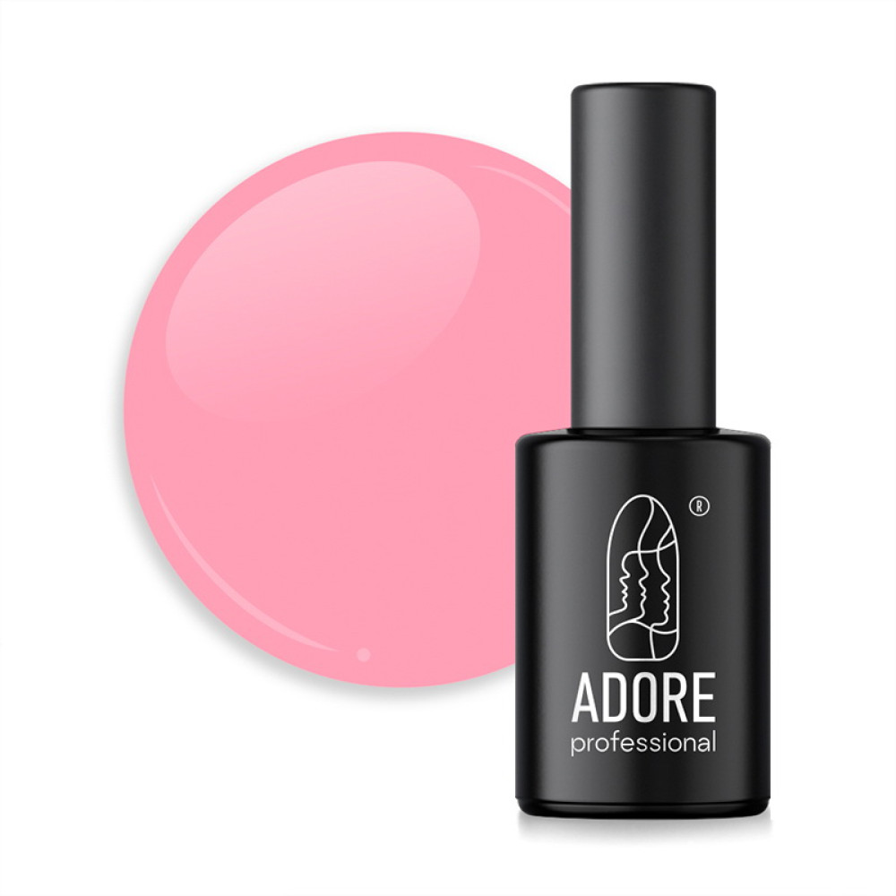 Гель-лак Adore Professional 107 Coquette ніжний яскравий рожевий. 7.5 мл
