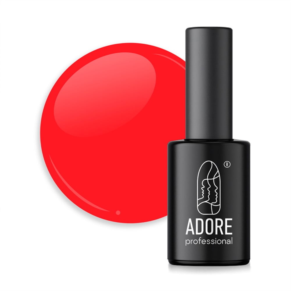 Гель-лак Adore Professional 186 Scarlet червоний. 8 мл