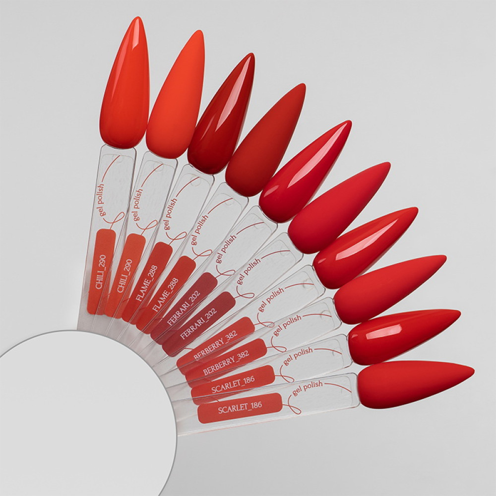 Гель-лак Adore Professional 186 Scarlet червоний. 8 мл