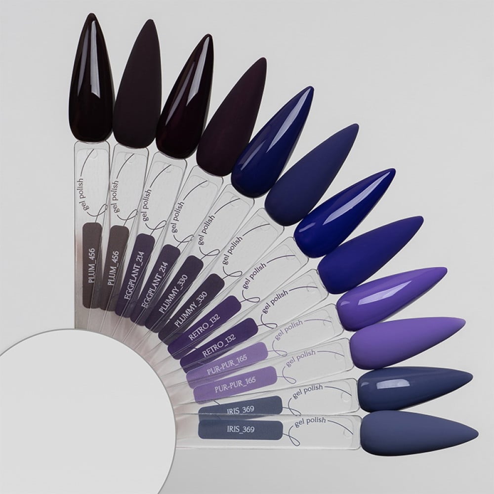 Гель-лак Adore Professional 369 Iris синьо-фіолетова буря. 7.5 мл