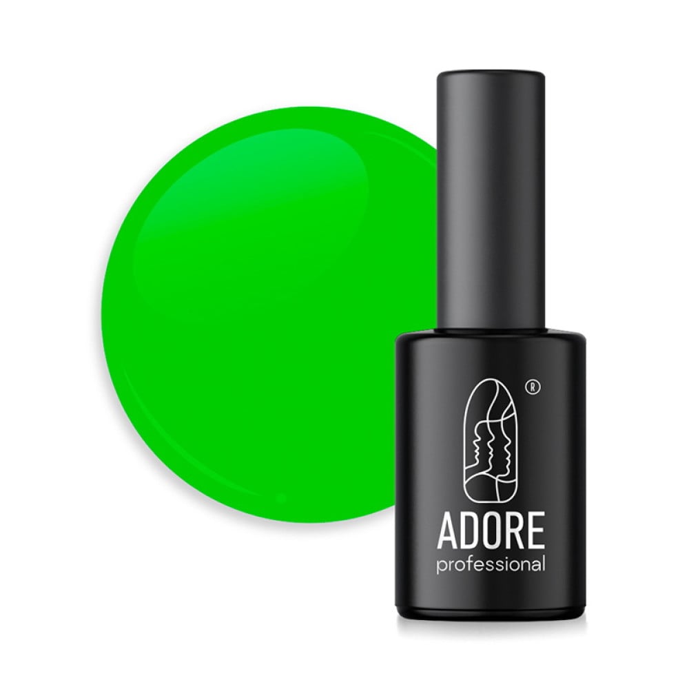 Гель-лак Adore Professional 471 Awake неоновий яскраво-зелений 7.5 мл