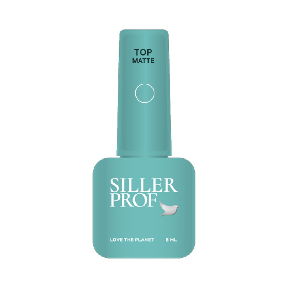 Топ матовый для гель-лака без липкого слоя Siller Professional Top Matte No Wipe. 8 мл