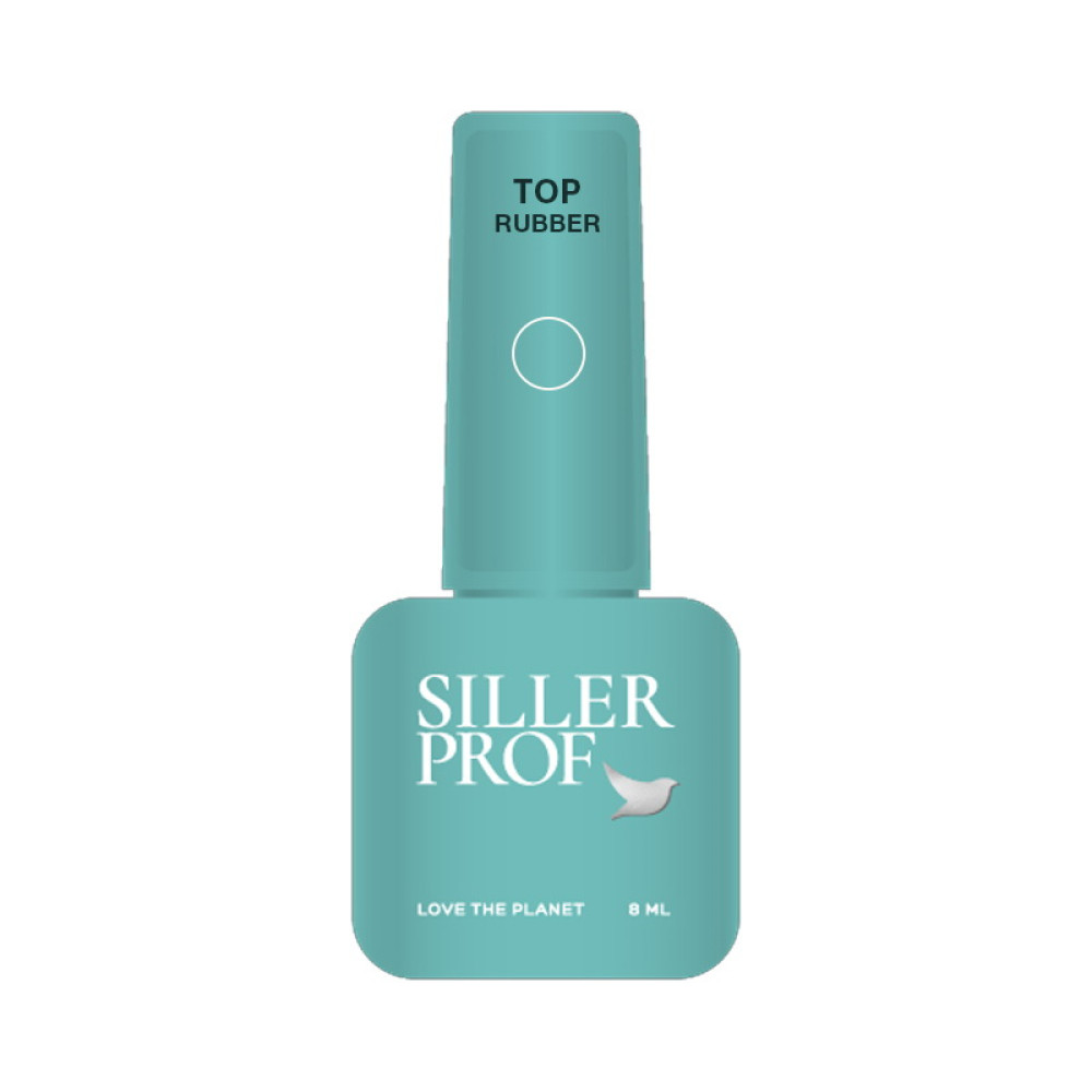 Топ каучуковий для гель-лаку Siller Professional Top Rubber. 8 мл