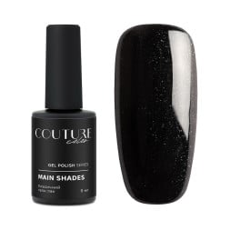 Гель-лак Couture Color 174 чорний з шимером. 9 мл Гель-лак Couture Color 174 чорний з шимером. 9 мл