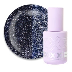 Гель-лак Oxxi Professional Disco Boom 002 темно-синій світловідбиваючий 10 мл