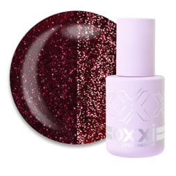 Гель-лак Oxxi Professional Disco Boom 011 бордовий світловідбиваючий 10 мл