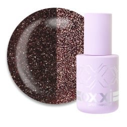 Гель-лак Oxxi Professional Disco Boom 012 коричневий світловідбиваючий 10 мл
