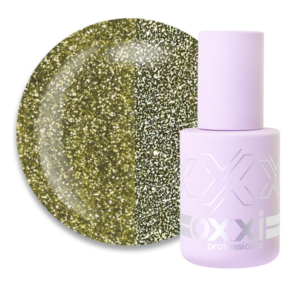 Гель-лак Oxxi Professional Disco Boom 001 салатовий світловідбиваючий 10 мл
