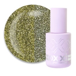 Гель-лак Oxxi Professional Disco Boom 001 салатовий світловідбиваючий 10 мл